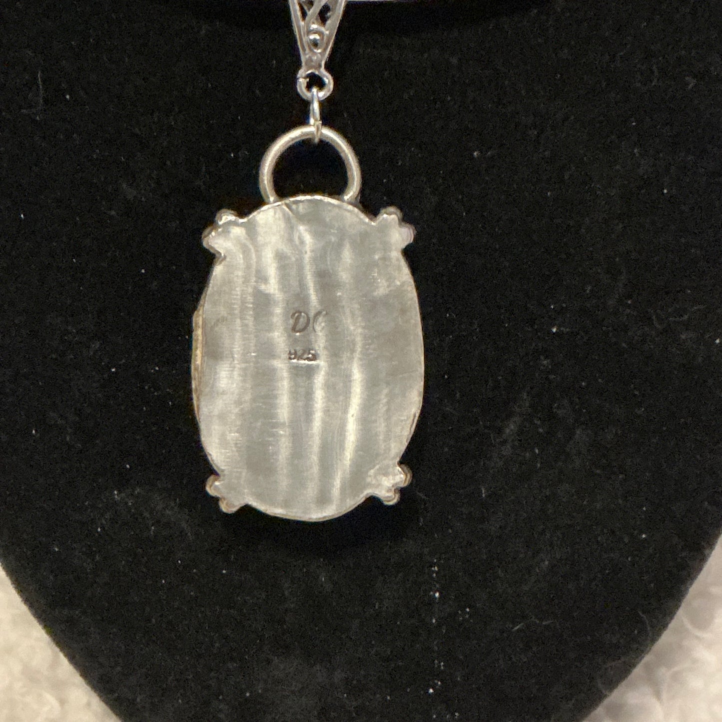 Natural Agate - Sterling Silver Bezel