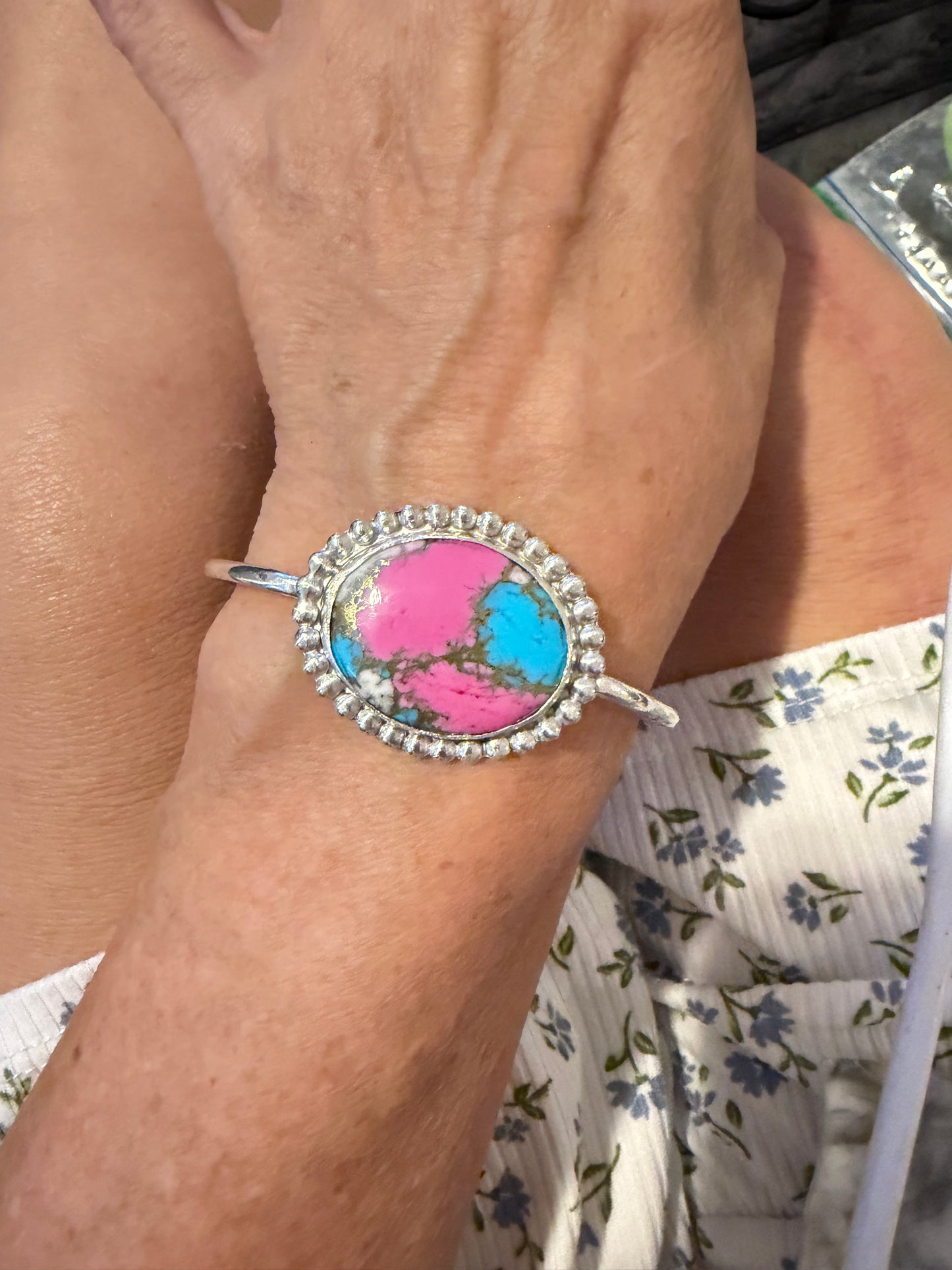 Cotton Candy - Sterling Silver Bracelet
