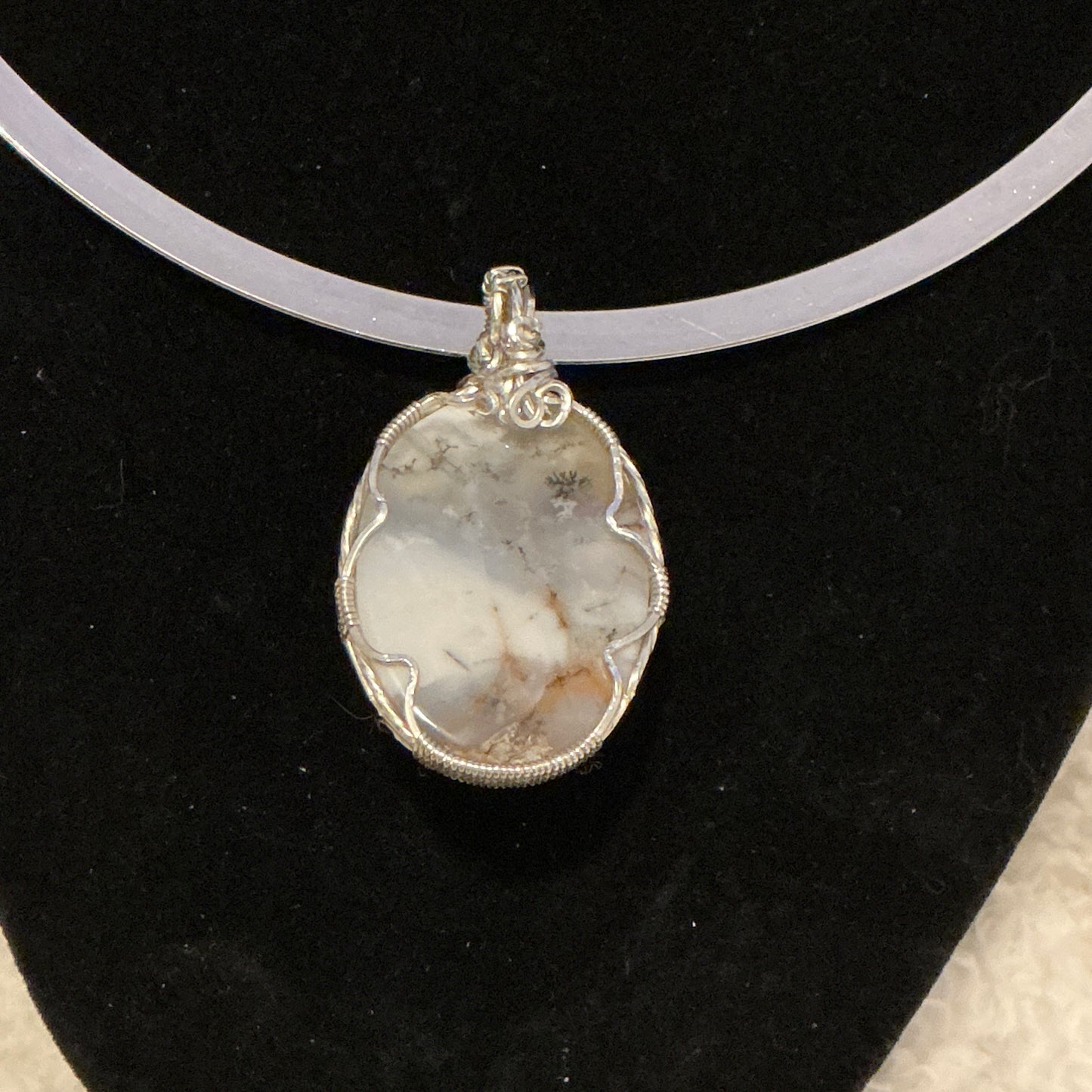 Agate Pendant Sterling Silver