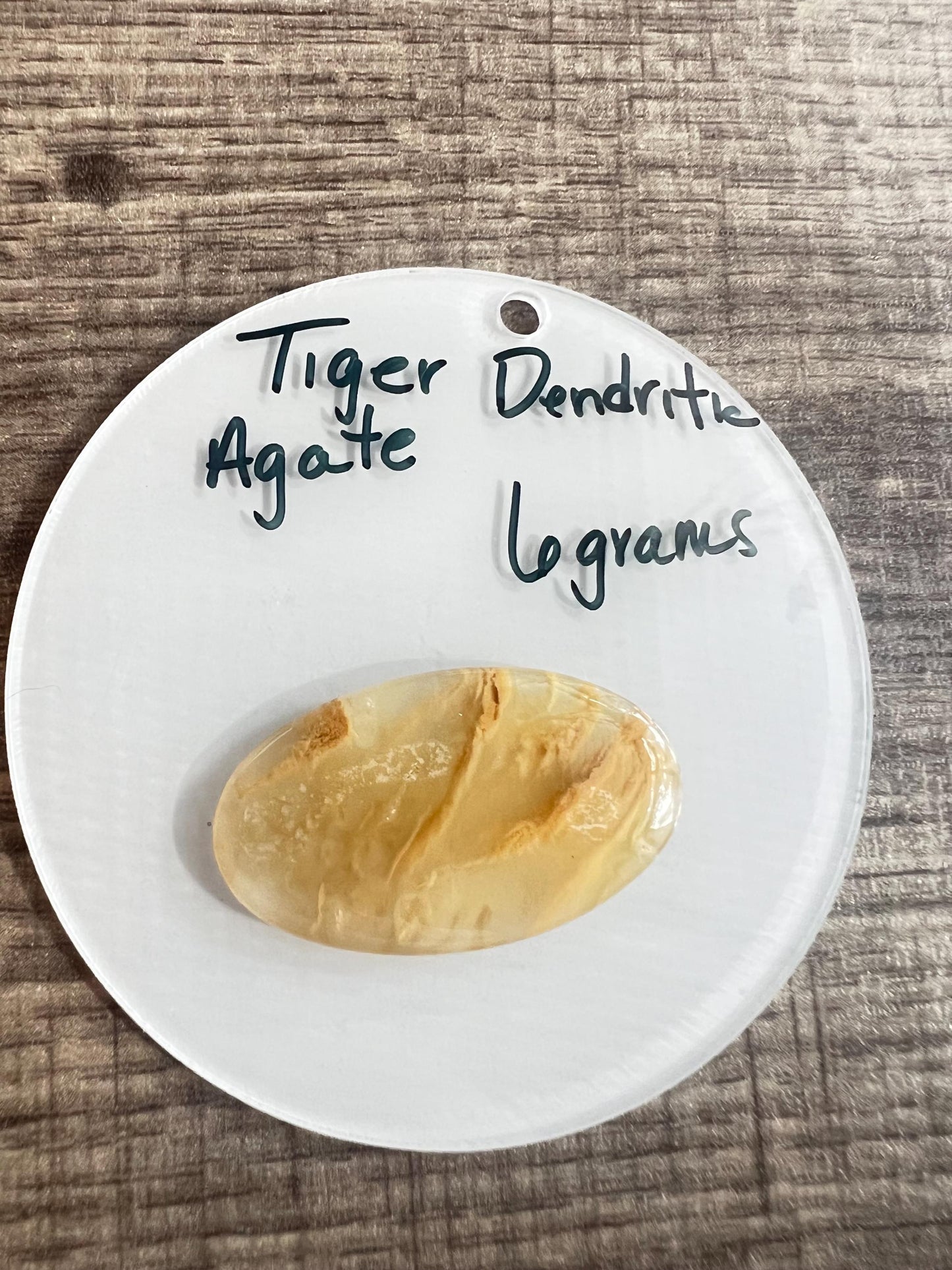 Tiger Dendritic Agate Cabochon