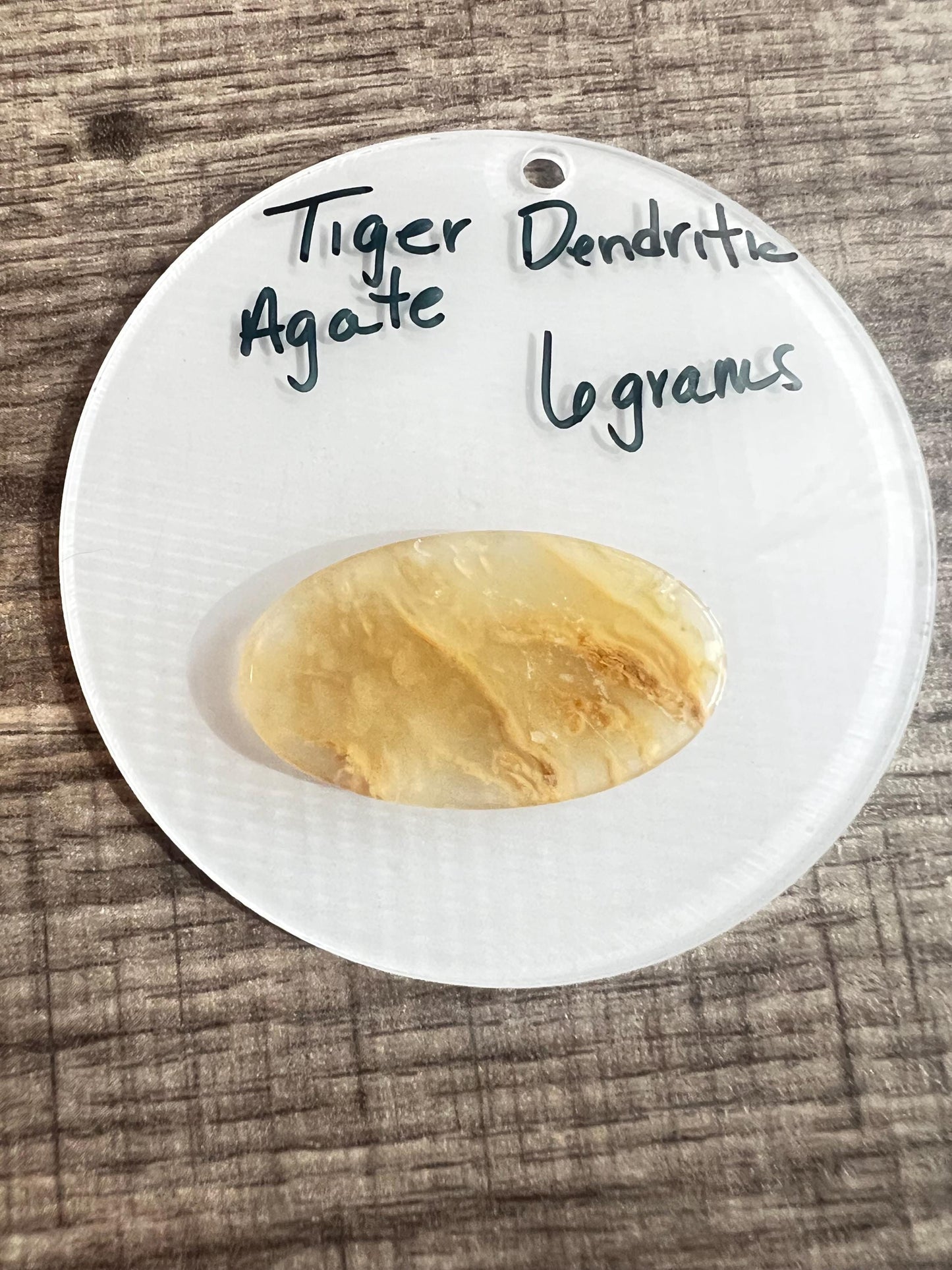 Tiger Dendritic Agate Cabochon