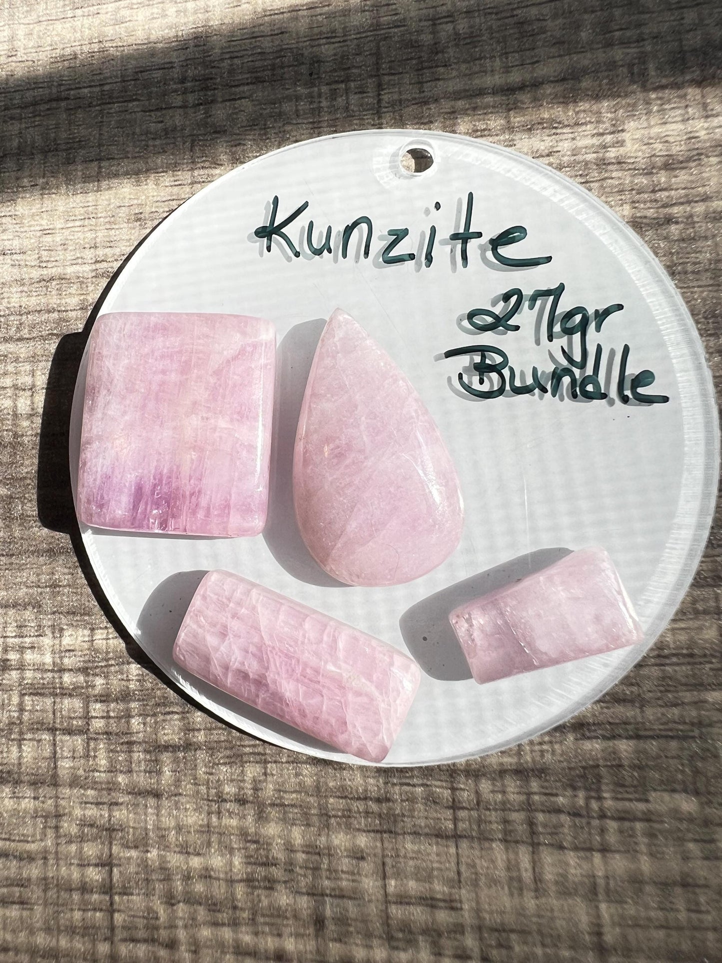 Kunzite Cabochon Bundle