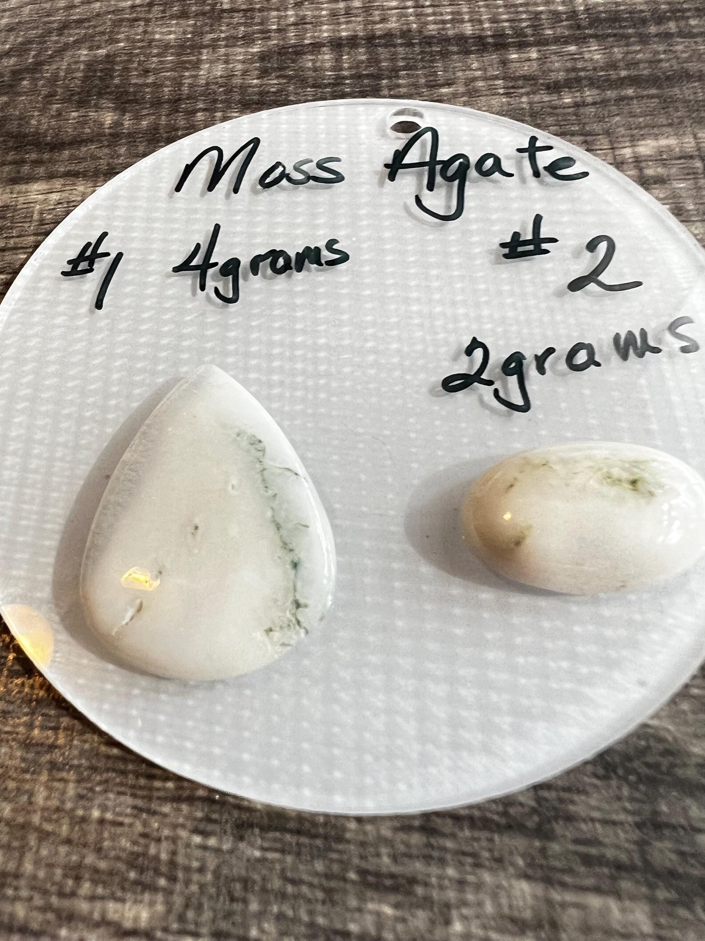 Moss Agate Cabochons - 2