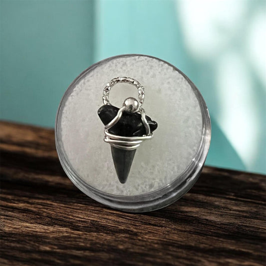 Shark Tooth Wire Wrapped Sterling Silver