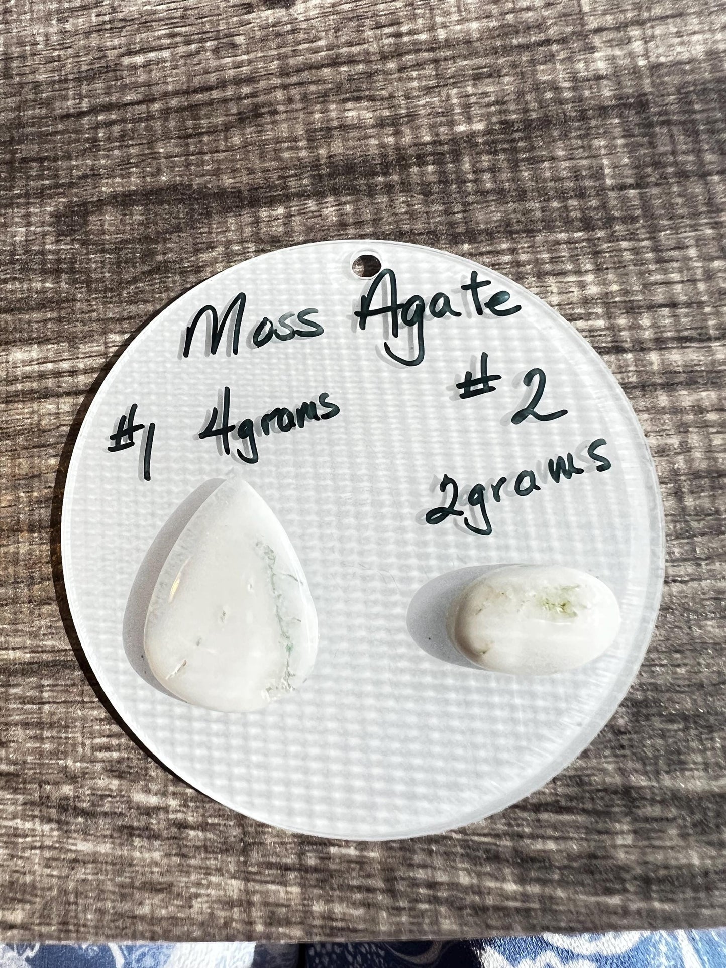 Moss Agate Cabochons - 2