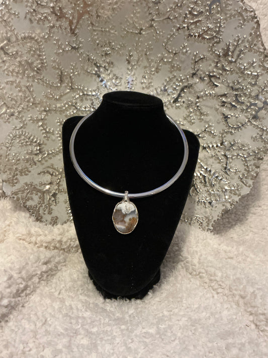 Agate Pendant Sterling Silver