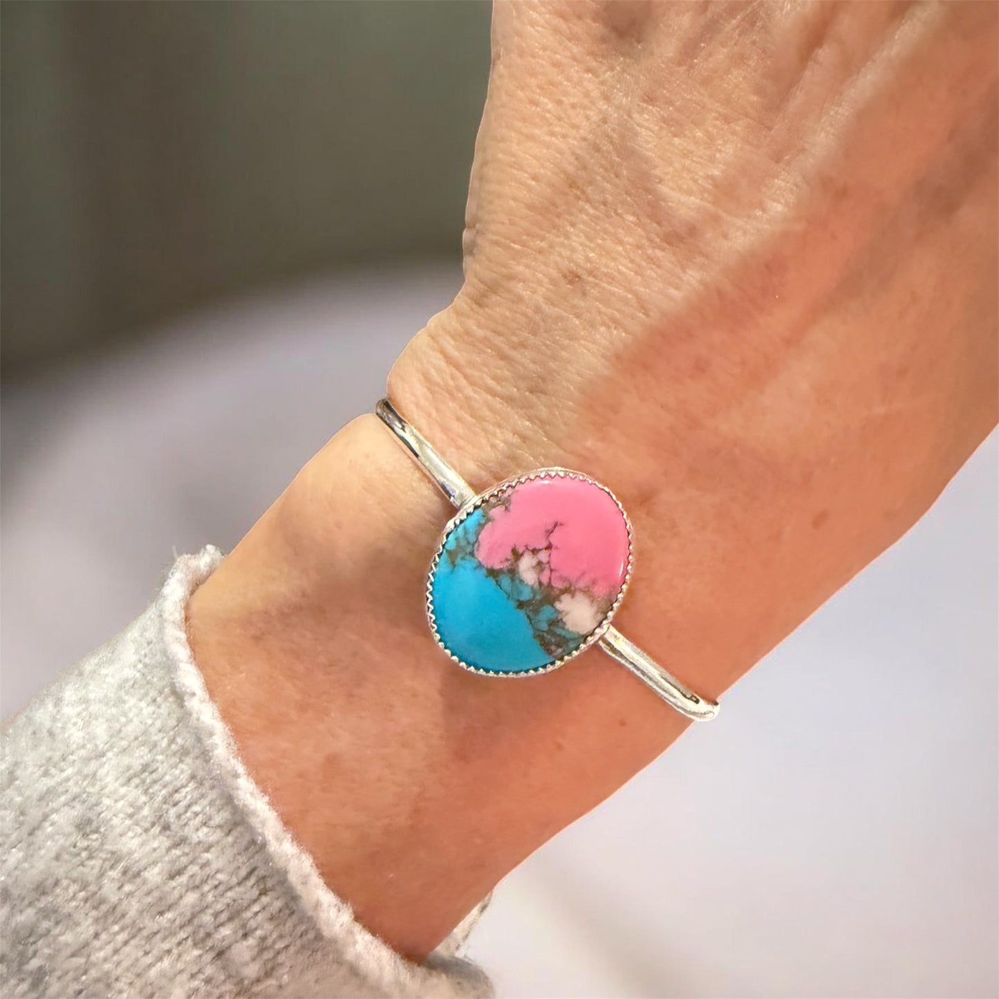 Cotton Candy - Sterling Silver Bracelet