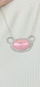 Pink Conch Shell Twilly Slide | Handmade Sterling Silver Scarf Charm | Coastal Luxe Accessory