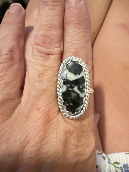 White Buffalo Ring -925
