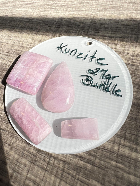 Kunzite Cabochon Bundle