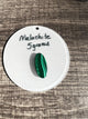 Emerald Green Malachite Cabochon - Polished Stone for Jewelry, 5 grams